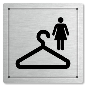 Piktogram Šatna ženy